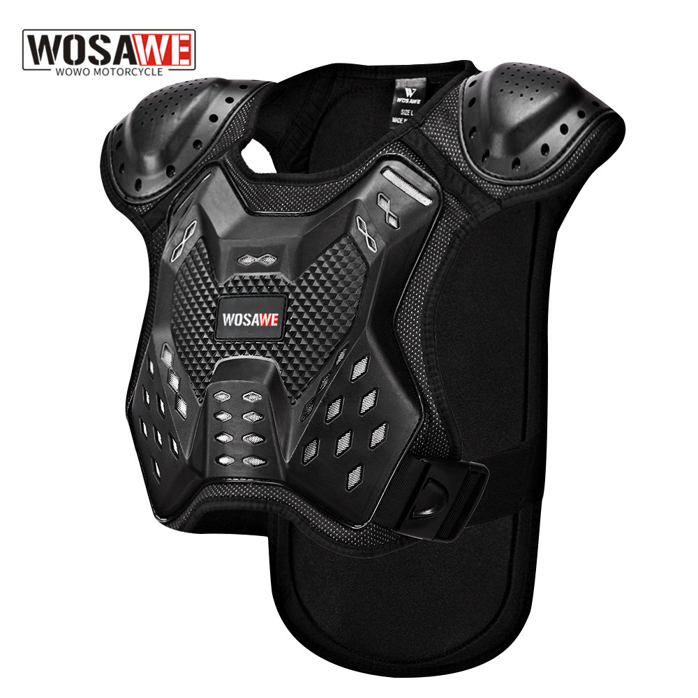 Mountain Biking Body Armour - WOSAWE Rompi Dada Anak Rompi Motocross