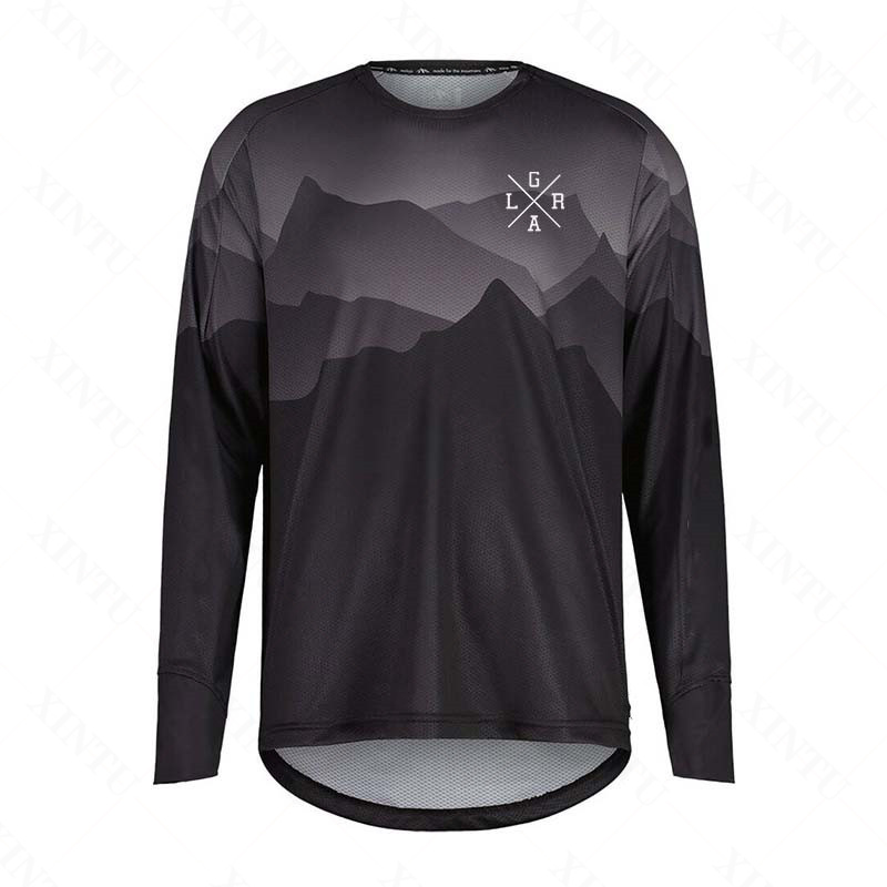 Mountain Biking Shirts - Jersey Sepeda Motor Pria Lrga MTB