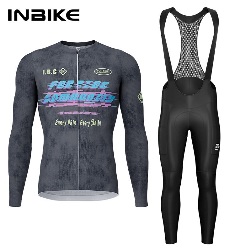 Mountain Biking Jerseys Men - Set Bersepeda INBIKE Musim Semi Gugur,