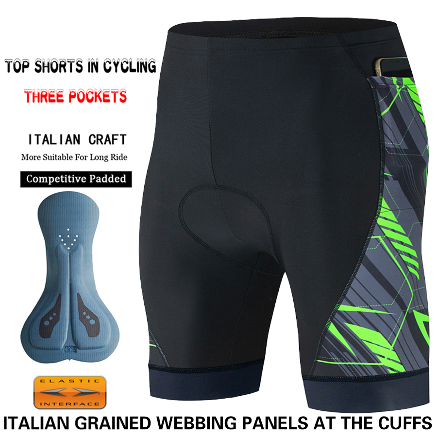 Mountain Biking Body Armour - Celana Pendek Bersepeda Pria 3 Saku