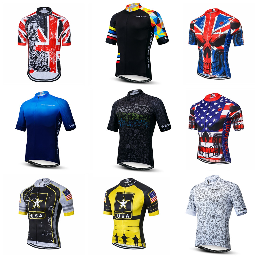 Mountain Biking Blue Mountains - Kaus Bersepeda Pria Kaus Bersepeda Lengan