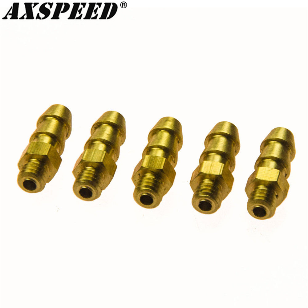 Spoke Nipple Brass - AXSPEED 5 Buah Nozel Keran Pendingin