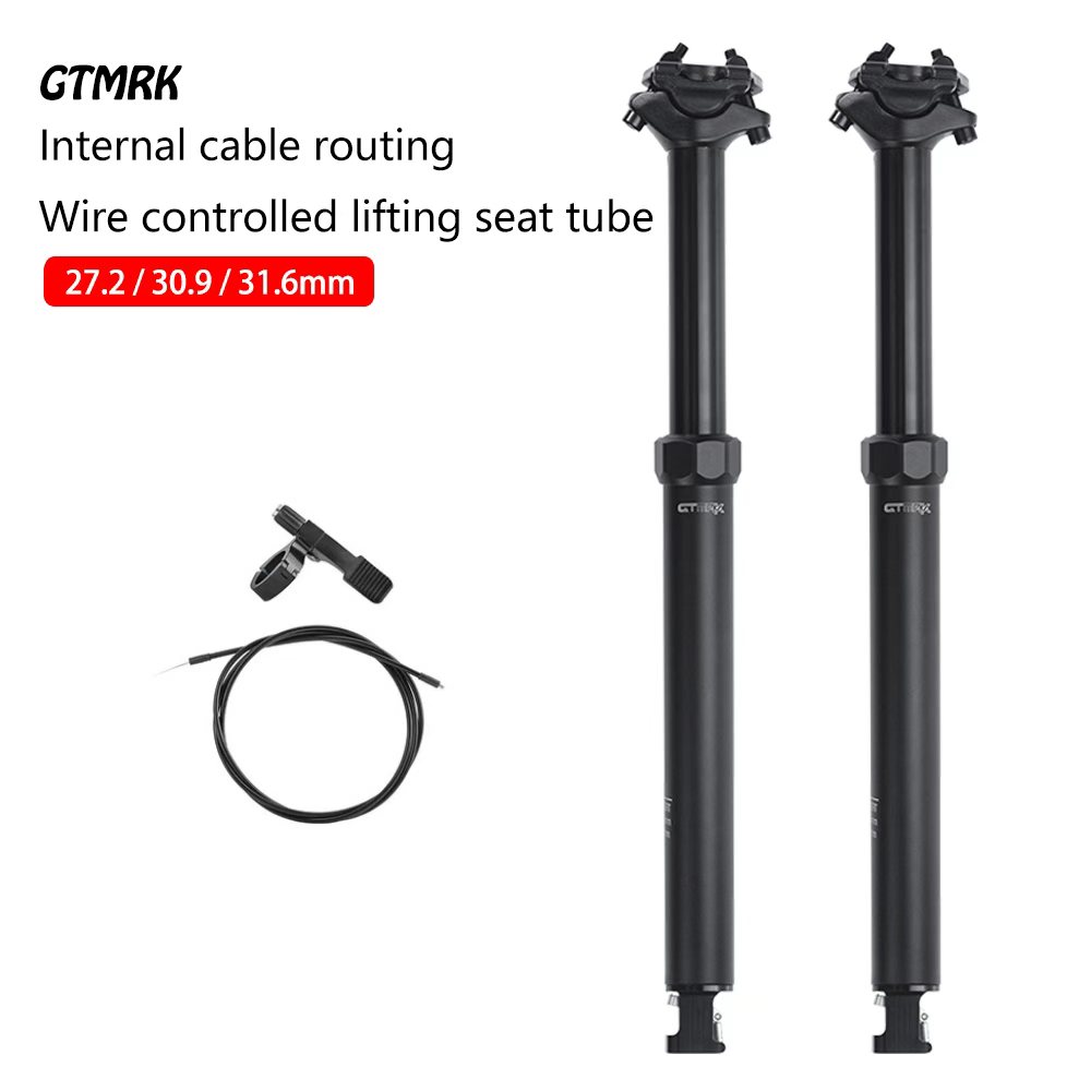 Dropper Post Remote - Tiang Sadel Sepeda GTMRK 27.2/30.9/31.6x425mm dengan