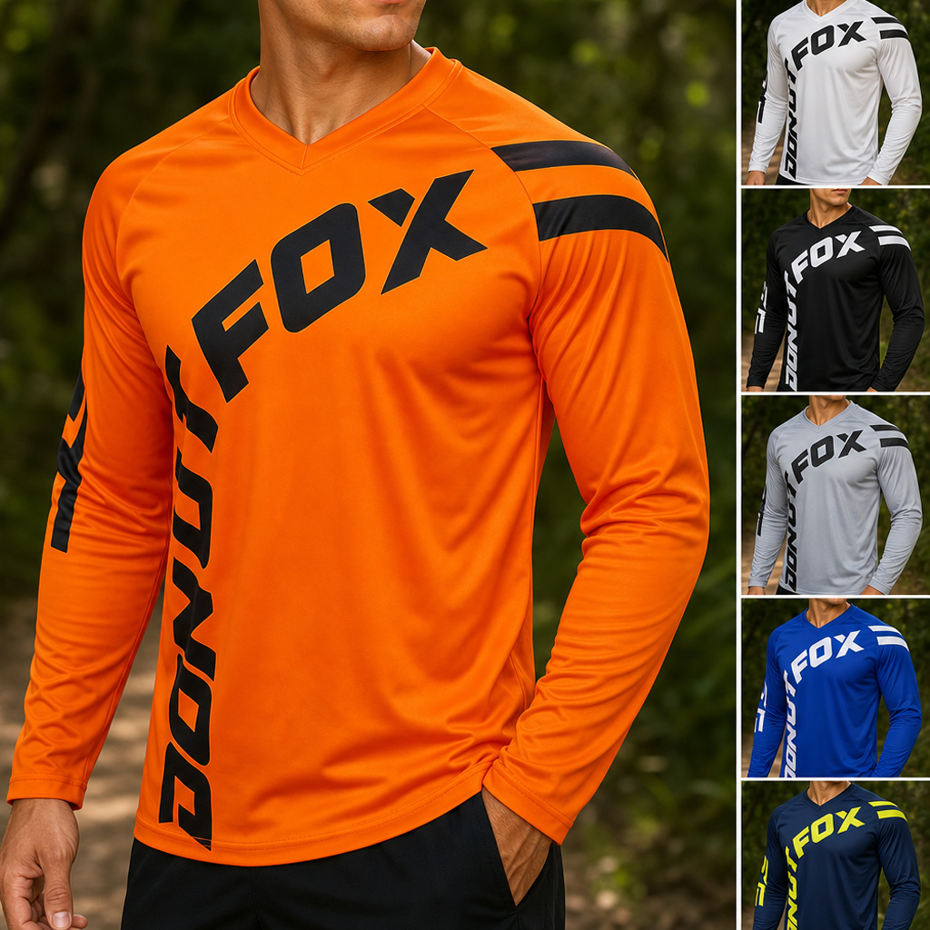 Mountain Biking Shirts - Kaos Lengan Panjang untuk Bersepeda, Cocok