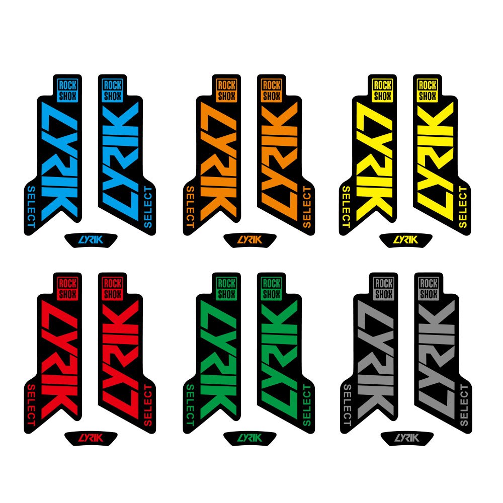 1SET Stiker Gaya Garpu Sepeda  - Mountain Biking Blue Mountains ulasan dan harga