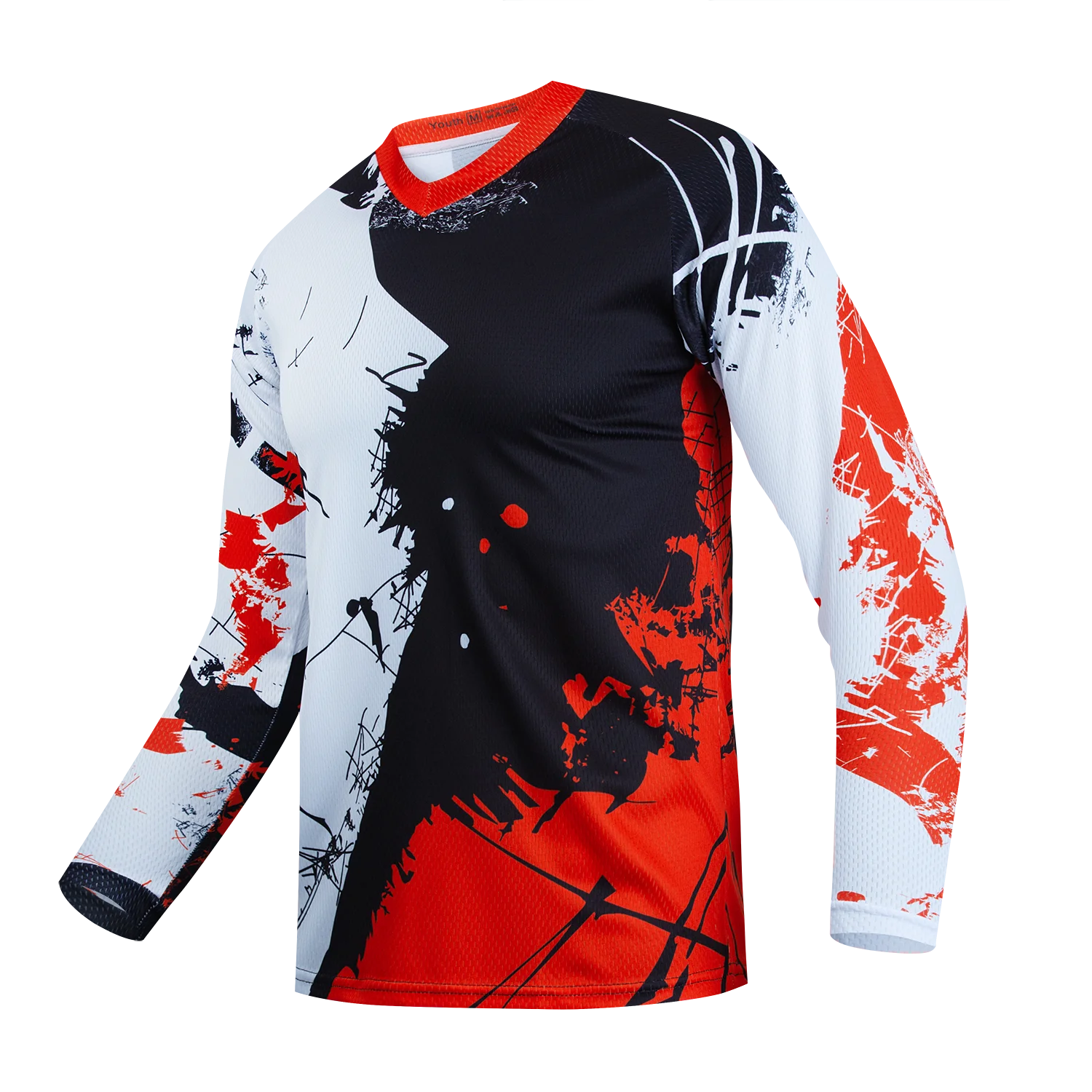 Jersey Motocross Pria, Baju Se - Mountain Biking Shirts ulasan dan harga