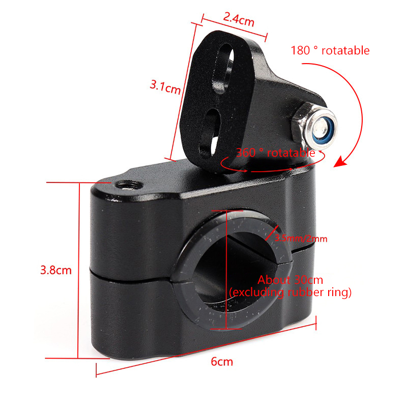 2 buah braket pemasangan lampu - Mountain Biking Shop ulasan dan harga