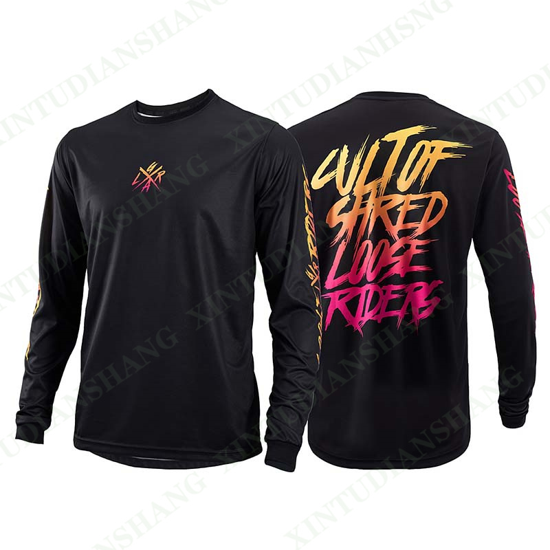 Jersey Lengan Panjang Pria Loo - Mountain Biking Shirts ulasan dan harga