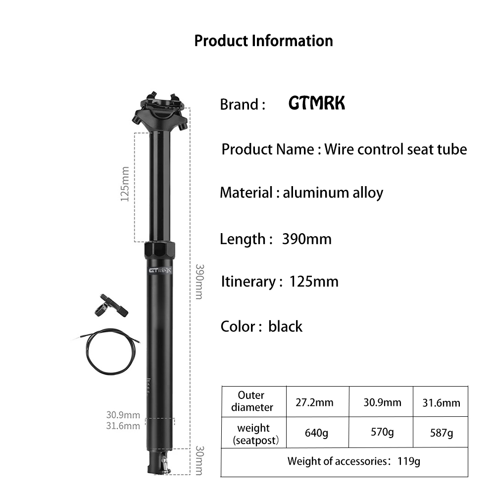 Seatpost Dropper dengan Kontro - Dropper Post Remote ulasan dan harga
