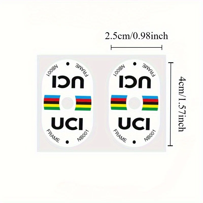 2 Buah Stiker Katup Bersertifi - Mountain Biking Uci ulasan dan harga