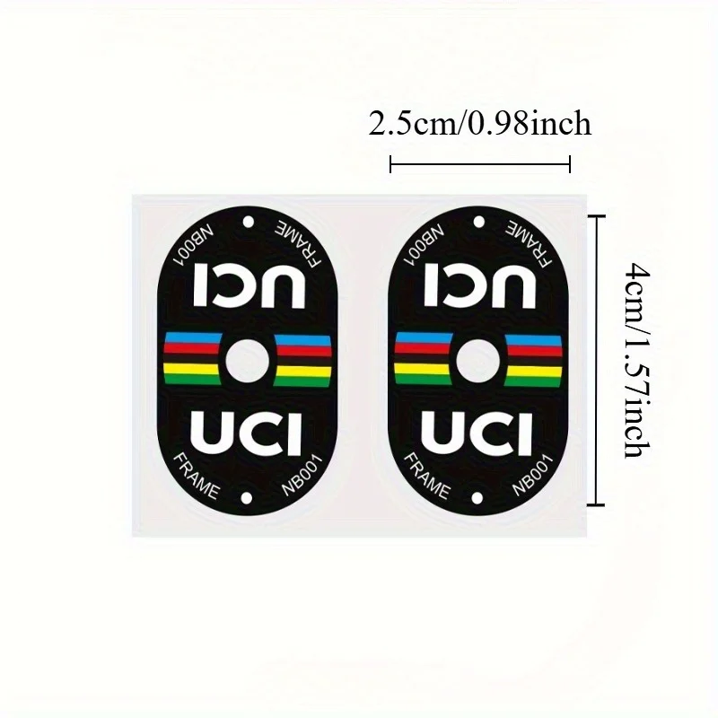 2 Buah Stiker Katup Bersertifi - Mountain Biking Uci ulasan dan harga