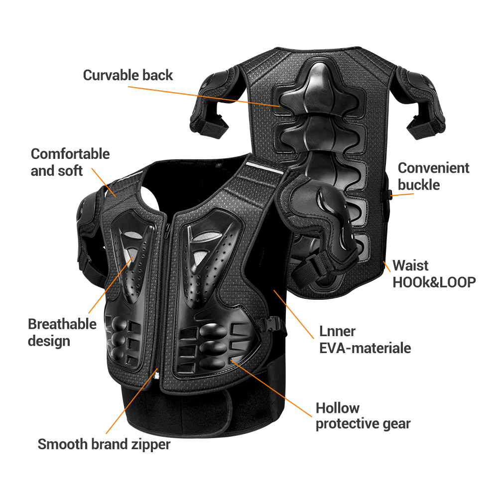 Baju Besi Sepeda Motor Pria Ja - Mountain Biking Body Armour ulasan dan harga