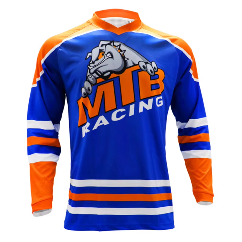 Jersey Balap MTB Lengan Panjan - Mountain Biking Shirts ulasan dan harga
